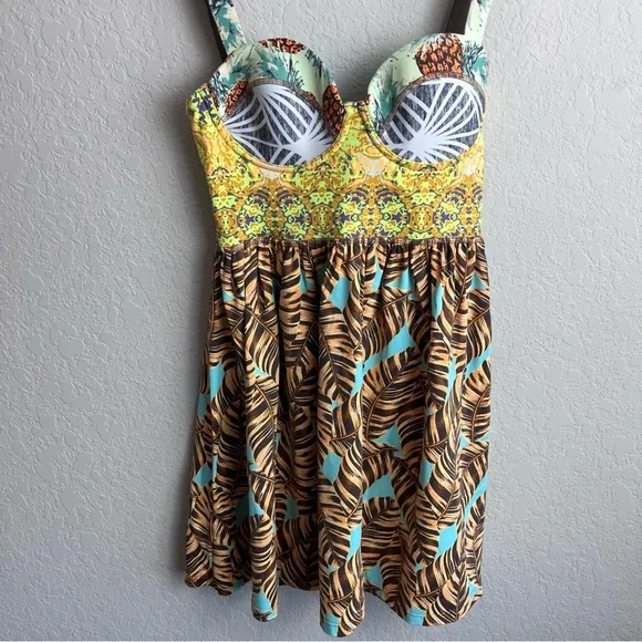 Maaji Lavender Lemonade Dress A Line Pleated Mini - Picture 6 of 12